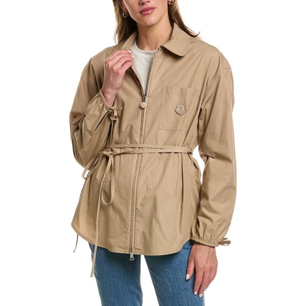 Moncler Womens  Shirt Jacket, Brown